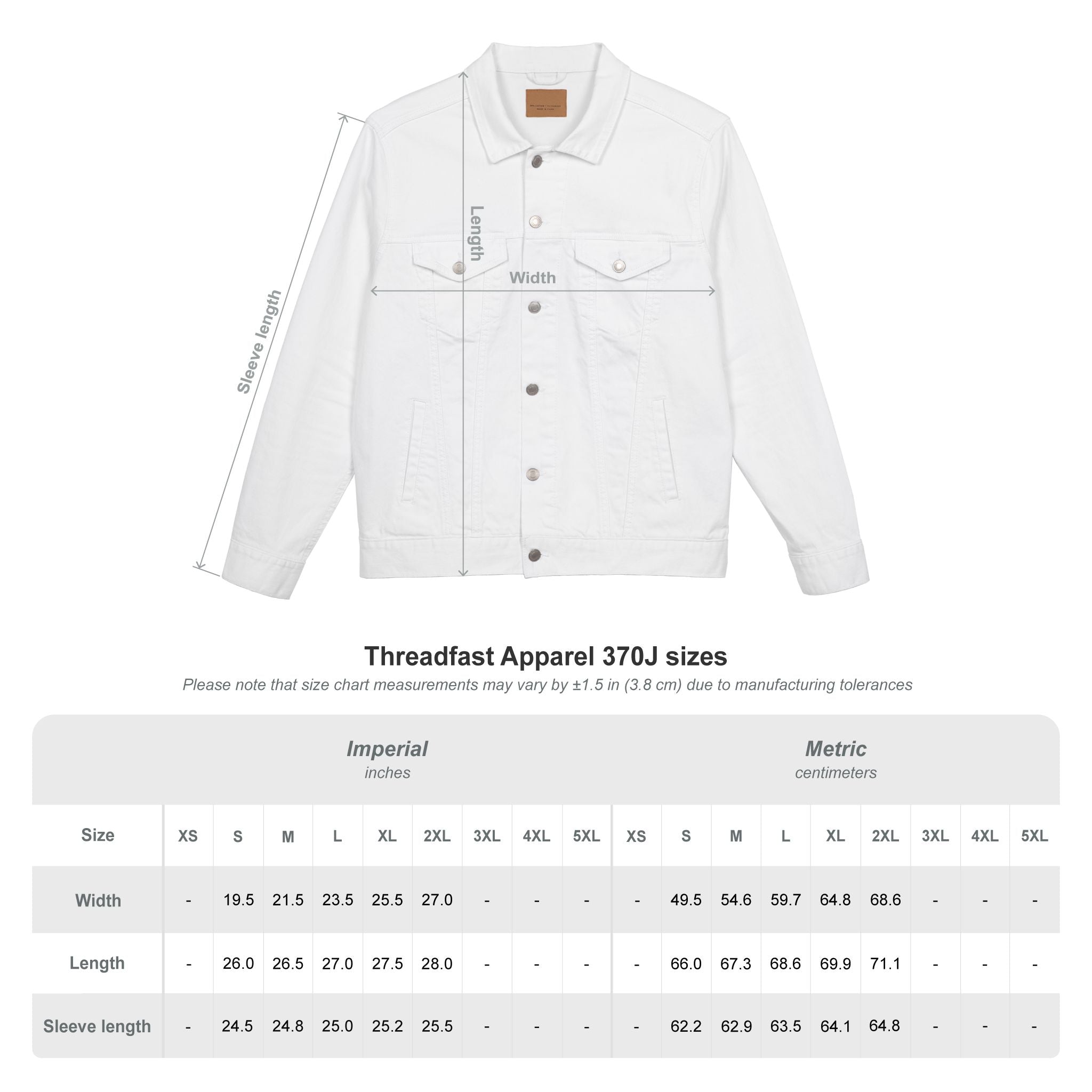 Denim Jacket Unissexo – Bordado Exclusivo SURVYVER